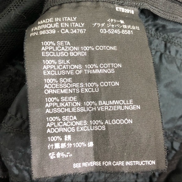 Prada Beautiful 100% Silk Skirt w/ Crushed Velvet Detail - Picture 6 of 6